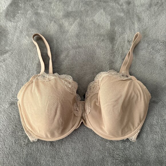 Natori Mesh Lined Underwire Bra Women's size 34H 34DDDDD - Picture 1 of 4